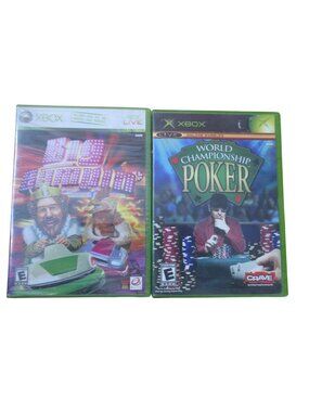 Lot of 2 Xbox Games - Big Bumpkin' (sealed) - World Champion Ship Poker